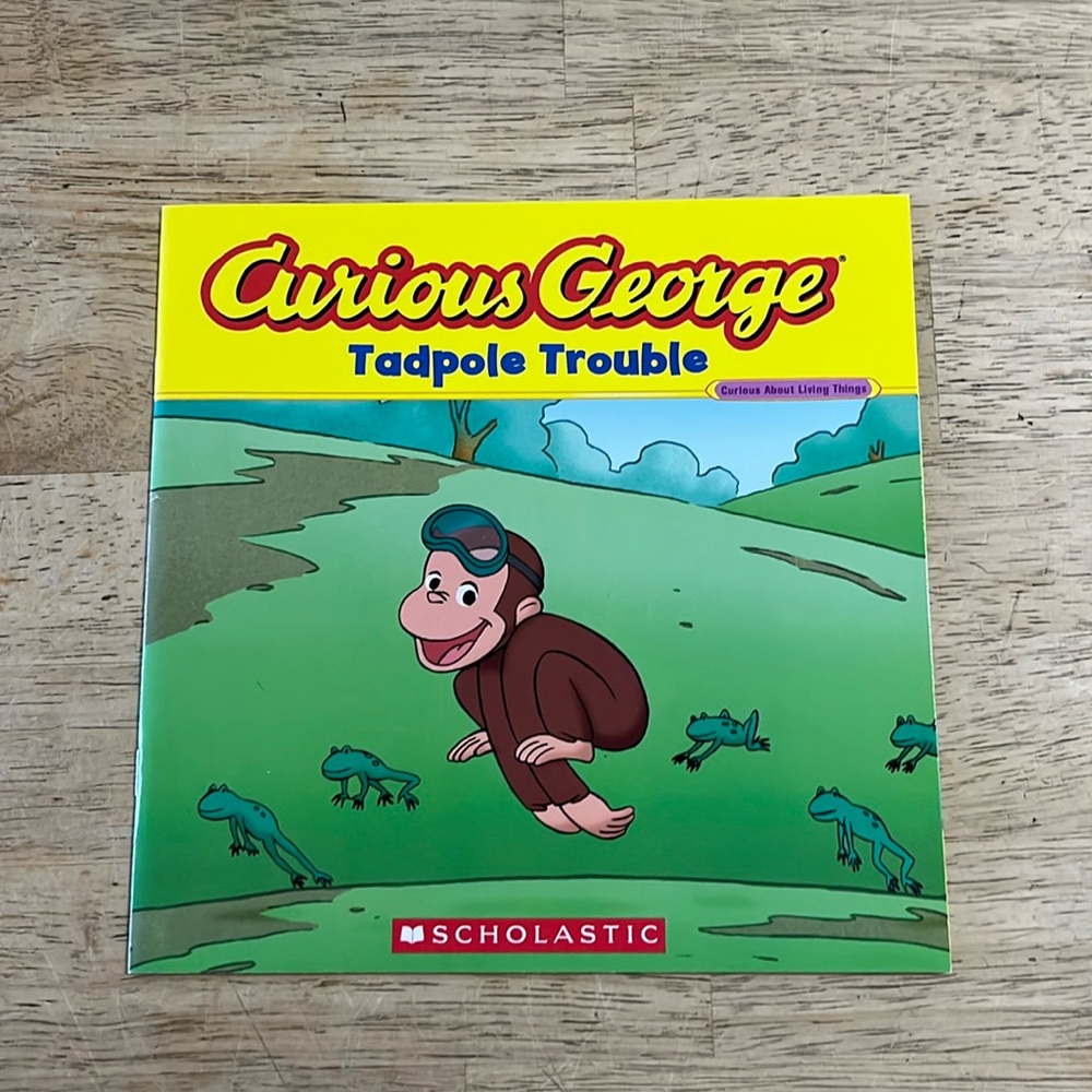 Curious George Tadpole Trouble Adaptation by Mark London Williams